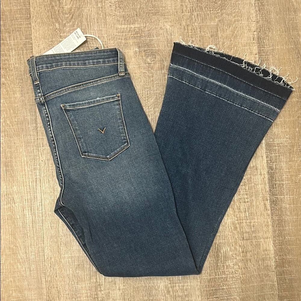 NWT Hudson Heidi Rocket Jeans Blue Flare Wide Leg, 32